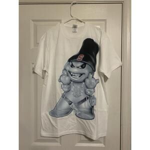 Supreme Snowman Tee White Mens Size Medium FW25
